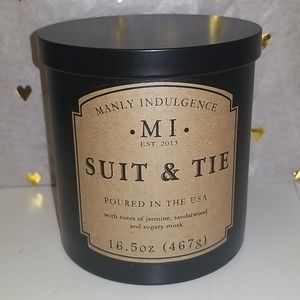 Brand New Manly Indulgence Suit & Tie Soy Candle